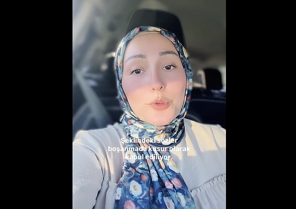 Av. Kübra Okudan boşanmaya sebep olan cümleleri şöyle sıraladı;