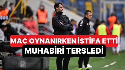 Gençlerbirliği-Karagümrük Maçı Oynanırken Volkan Demirel'in İstifa Ettiği Duyuruldu