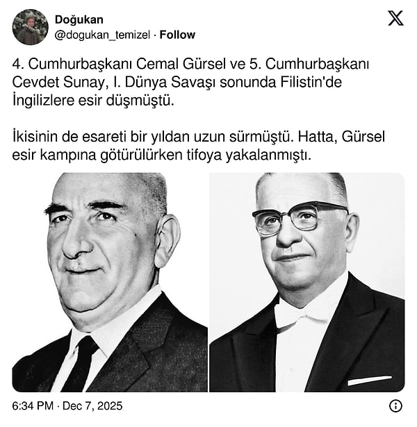 Tabii ilginç bilgiler var.
