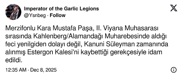 Biraz da tarih diyelim.