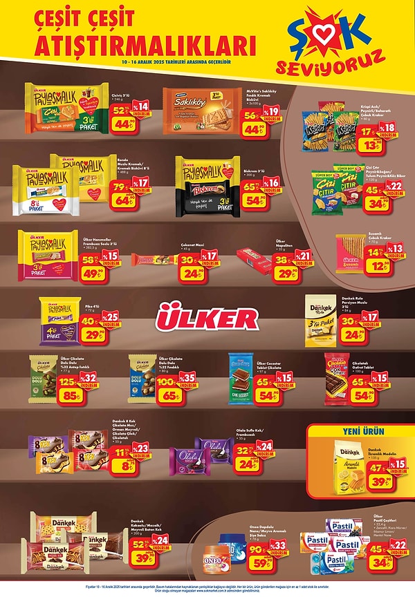 Çeşit Çeşit Atıştırmalıklar