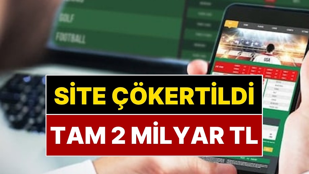 Yasa Dışı Bahis Sitesine Darbe: 2 Milyar Liraya El Konuldu!