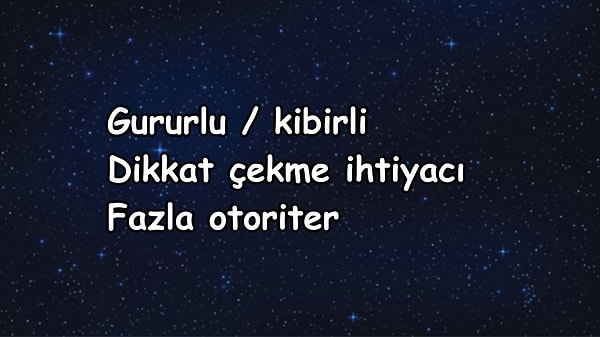 3 olumsuz özelliğin;👇