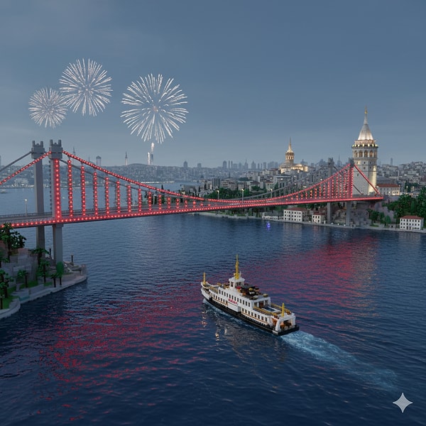 9. İstanbul, Türkiye: Boğaz'ın büyüsüyle yeni yıl coşkusu birleşince içimiz kıpır kıpır oluyor!