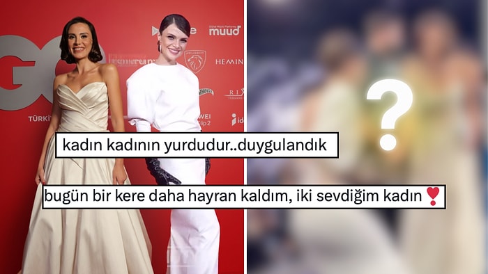 Şükran Ovalı'nın Ödül Alan Sinem Ünsal'a Sahnedeki Küçük Jesti "Kadın Kadının Yurdudur" Dedirtti