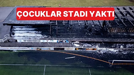 Finlandiya'da FC Haka Küme Düştü, Çocuk Taraftarları Stadı Yaktı
