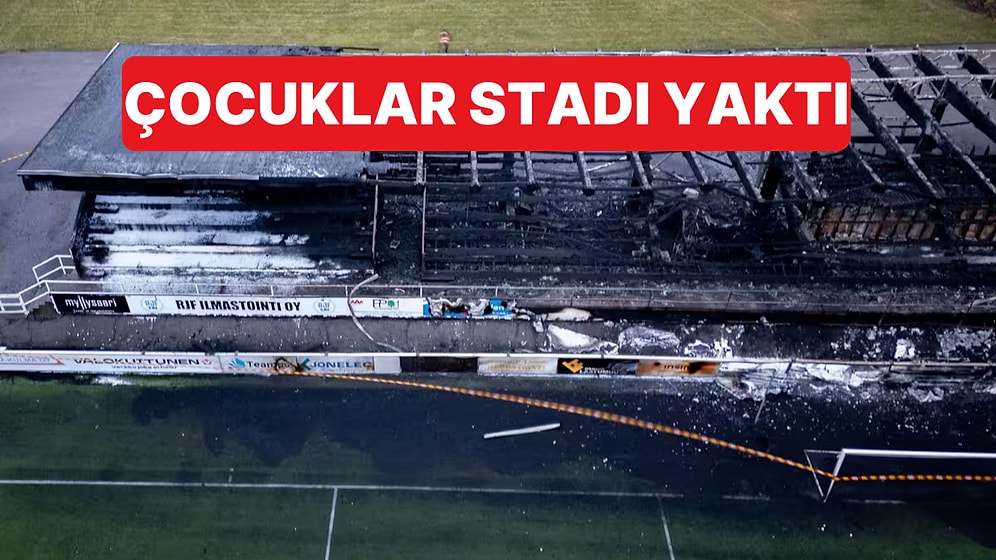 Finlandiya'da FC Haka Küme Düştü, Çocuk Taraftarları Stadı Yaktı