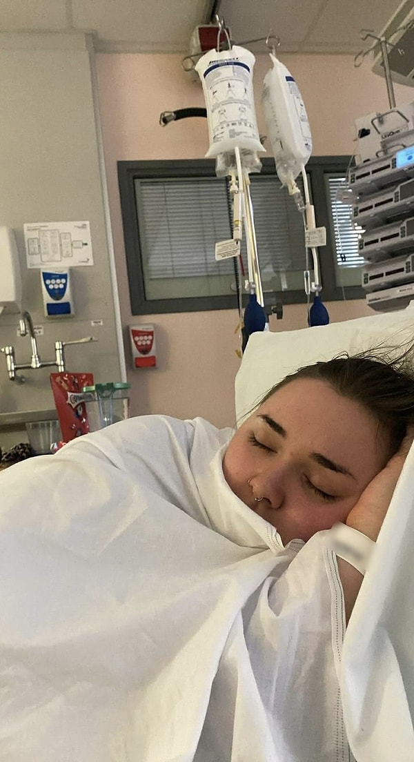 Royal Derby Hospital’da yoğun bakıma alınan Courtney, üç günün ardından kendisini bu noktaya getiren asıl nedeni öğrendi.