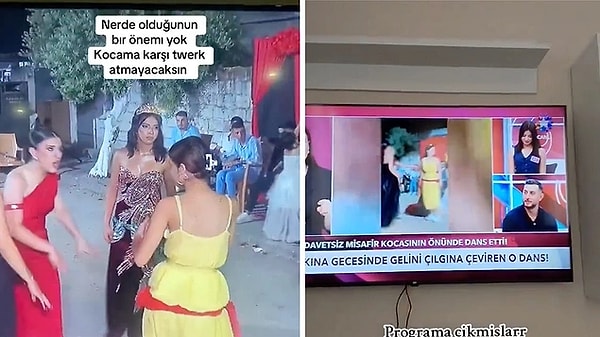 Kına gecesinde damadın önünde yapılan twerk kavgası gündem olmuştu.