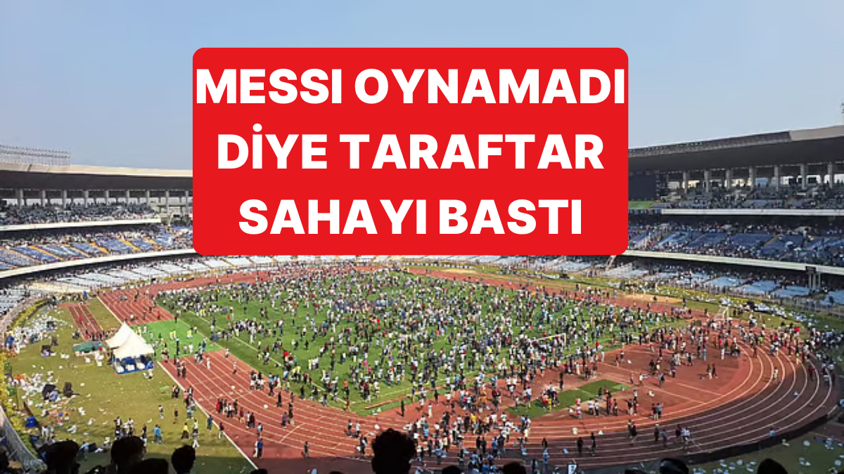 Messi Oynayacak Diye Bilet Aldılar, Oynamayınca Sahayı Bastılar