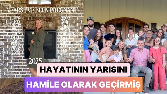 12. Çocuklarını Bekleyen Aile Çocuklarını ve Annenin Hamile Olduğu Yılları Paylaştı