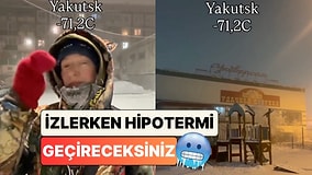 Havanın -71 Dereceyi Bulduğu Yakutsak'ta Çekilen Görüntüleri İzlerken Hipotermi Geçireceksiniz