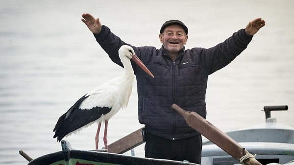 Yaren Leylek, 14’üncü yılında da Adem Amca’yı yalnız bırakmadı