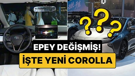 Oldukça Değişmiş: Yeni Toyota Corolla'nın Tasarımı Lansmandan Önce Ortaya Çıktı