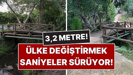 Dünyanın En Küçük Uluslararası Köprüsü: Ülke Değiştirmek Saniyeler Sürüyor