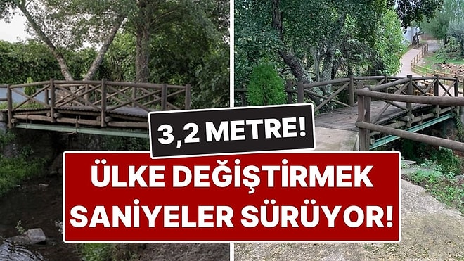 Dünyanın En Küçük Uluslararası Köprüsü: Ülke Değiştirmek Saniyeler Sürüyor