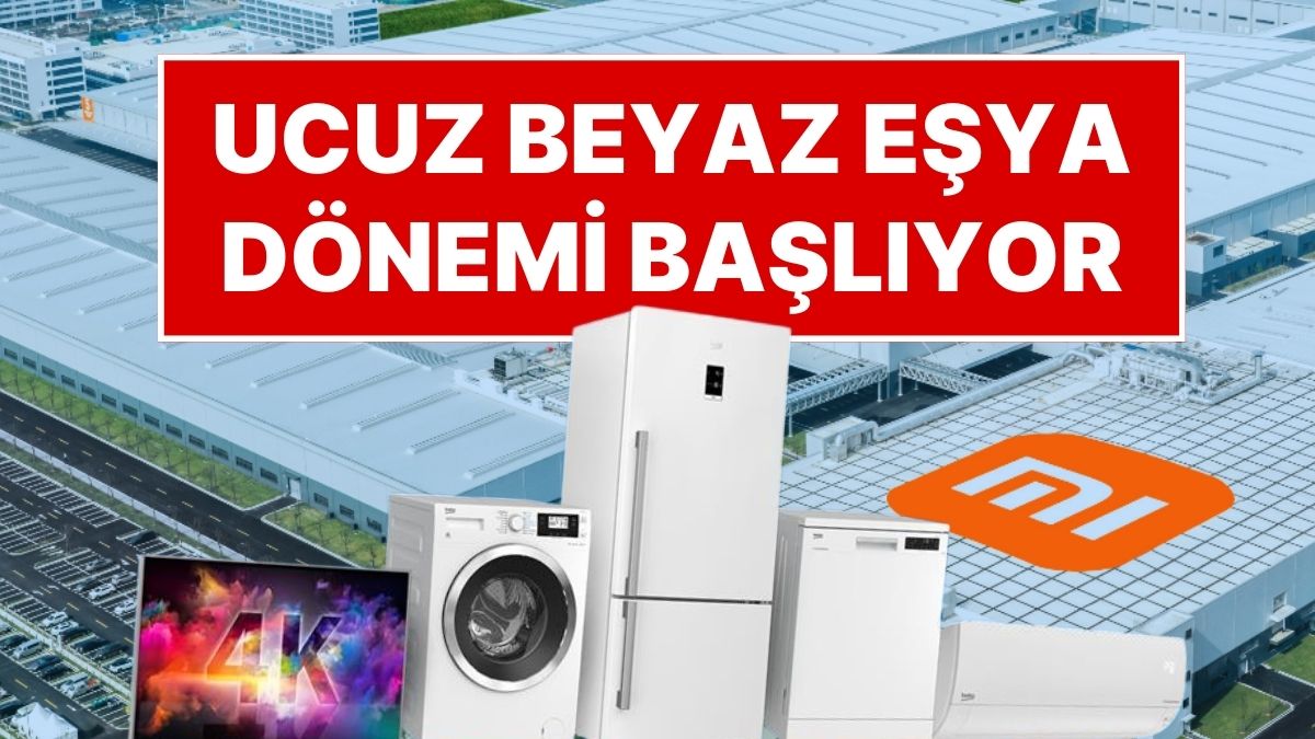 Xiaomi'den Dev Beyaz Eşya Hamlesi: Xiaomi Yeni Kurduğu Fabrika İle Ucuz Beyaz Eşya Dönemini Başlatıyor