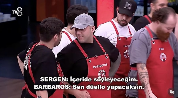 MasterChef Altın Kupa'da Sergen ve Hasan arasındaki gerginlik dikkat çekti.