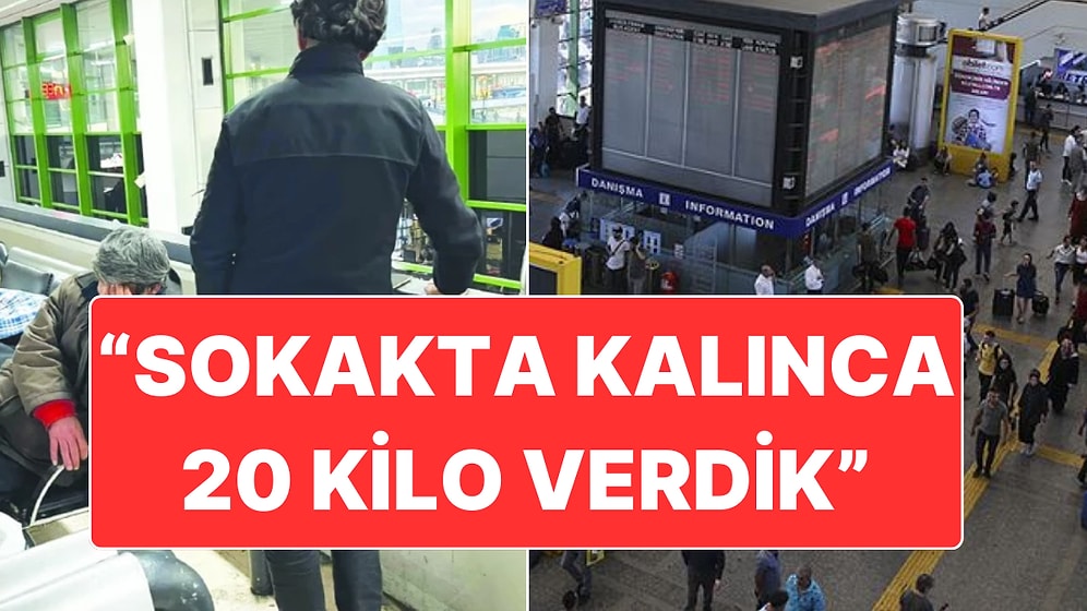 Otogar Evleri Olmuş: Geçim Sıkıntısı Yaşayan Vatandaşlar AŞTİ’yi Mesken Tuttu