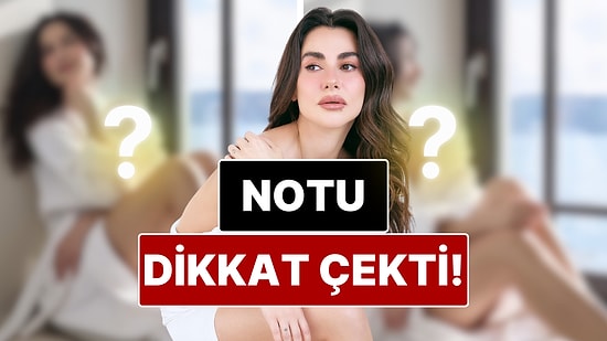 Nesrin Cavadzade Bornozlu Pozunun Altına Düştüğü Notla Dikkat Çekti!