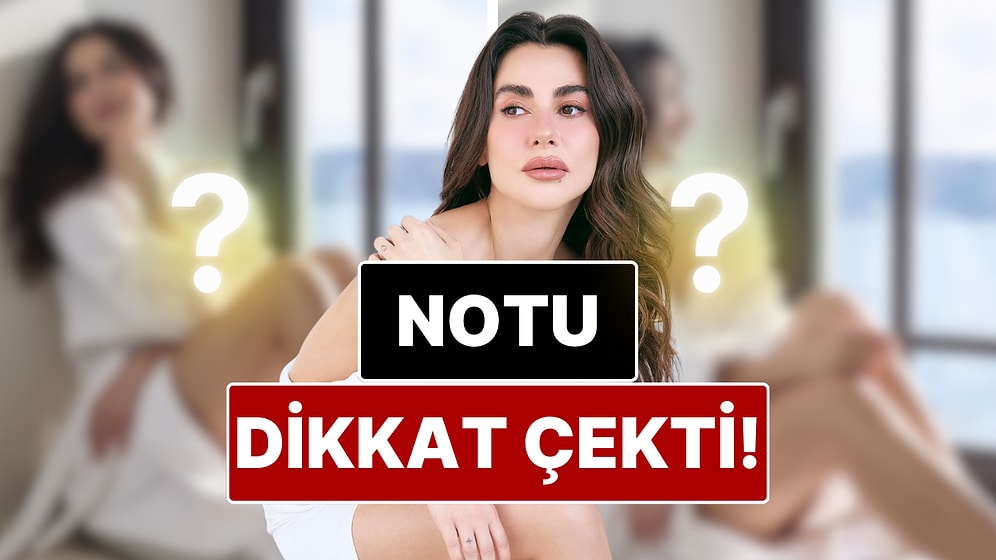Nesrin Cavadzade Bornozlu Pozunun Altına Düştüğü Notla Dikkat Çekti!