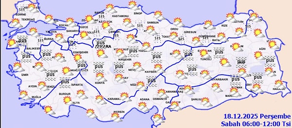 18 Aralık Perşembe hava durumu: Bugün hava nasıl olacak?