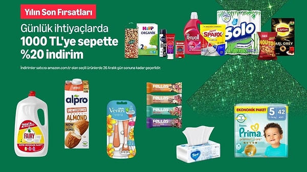 Temizlik malzemelerinden tutun gıda ürünlerine ve hatta evcil hayvan ürünlerine kadar yüzlerce üründe geçerli!