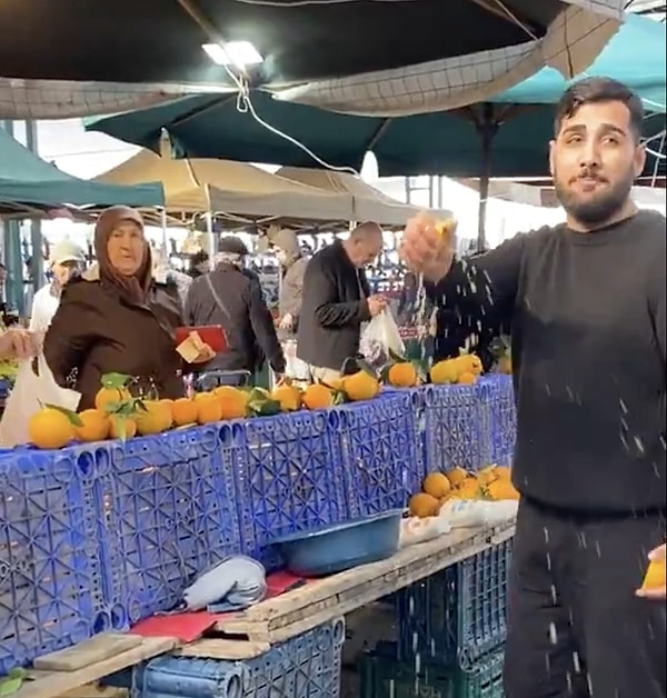 Tepki çeken pazarcıya gelen yorumlar şöyle;