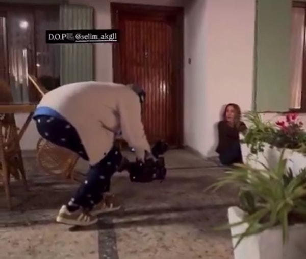 Final riski olan Ben Leman’ım kamera arkası X’te ilgi gördü.