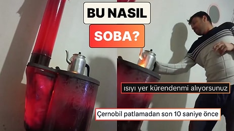 İzlerken Terleyeceksiniz: Bir Vatandaş Cayır Cayır Yanan Sobasını Paylaştı