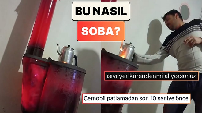 İzlerken Terleyeceksiniz: Bir Vatandaş Cayır Cayır Yanan Sobasını Paylaştı