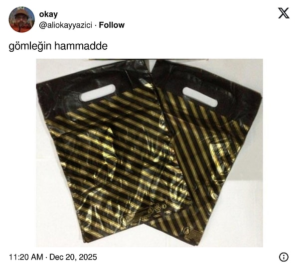 Tabii gömlek resmen rol çaldı.