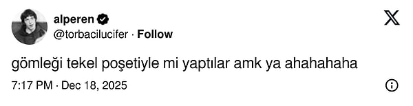 Benzetmeler bitmedi.