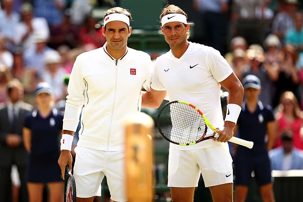 1. 2004 - 2019 yılları arasında tenis dünyasını ikiye bölen Roger Federer - Rafael Nadal rekabeti!
