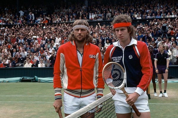 5. 1978 - 1981 arasında, zıt karakterlerin çarpıştığı Björn Borg - John McEnroe rekabeti!