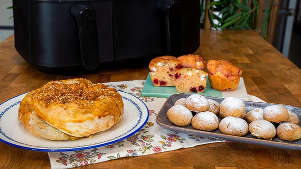 Pırasalı Rulo Börek, Pancarlı Peynirli Muffin ve Cevizli Tarçınlı Kurabiye Nasıl Yapılır?