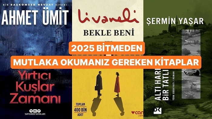 2025 Bitmeden Kitaplığınızda Yerini Alması Gereken 12 Kitap