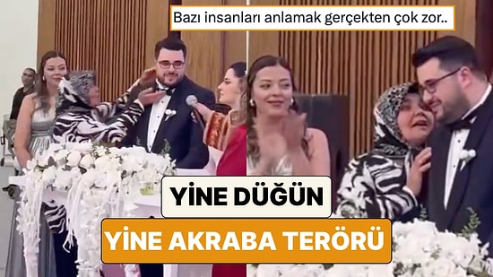 Nikahta Damadın Evet Diyeceği Esnada Kulağına Bir Şey Söylemek İsteyen Teyze Viral Oldu