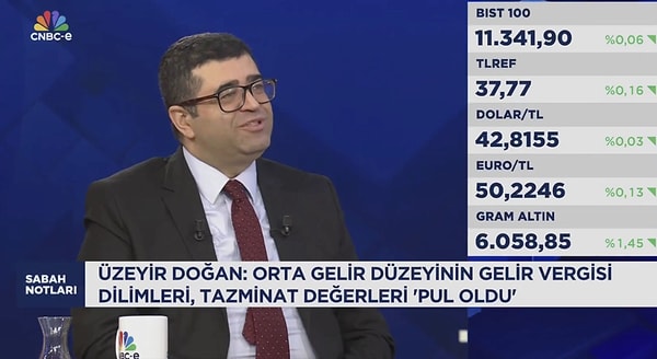 "Bugün orta gelir dediğimiz rakam aylık 400-500 bin TL ya da daha üstte bir gelir."