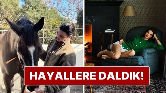 Kendall Jenner Çiftliğinden Paylaştığı Huzur Dolu Videoyla Hayallere Daldırdı!