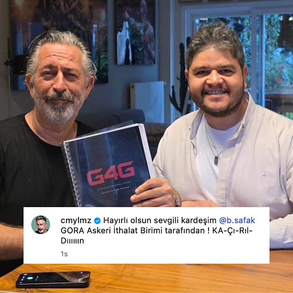 Geçtiğimiz saatlerde sosyal medya hesabından yeni bir gönderi paylaşan Cem Yılmaz, genç oyuncu Burak Şafak!ı paylaştı.