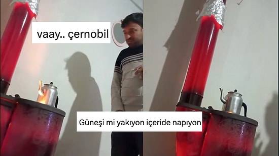 Nükleer Reaktör Gibi Çalışan Soba Yorum Yağmuruna Tutuldu