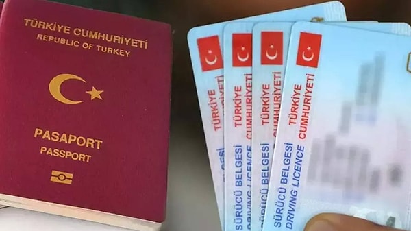 Kimlik kartı, sürücü belgesi ve araç tescil belgelerinde yeni tarifeler