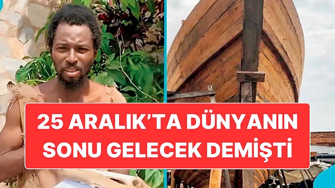 25 Aralık’ta Dünyanın Sonunun Geleceğini Söyleyen Ebo Noah, Tufanın Ertelendiğini Açıkladı