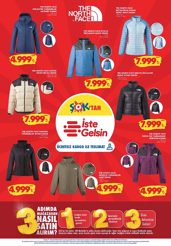 The North Face Insulated Yağmurluk 4.999 TL