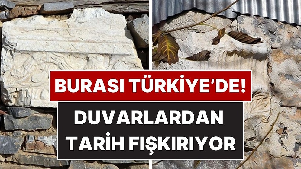 Zeus Tapınağı’nın Üstüne Köy Kuruldu! Evlerin Duvarlarından Tarih Fışkırıyor