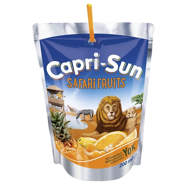 Capri-Sun Safari, özellikle meyveli içecekleri sevenler için harika bir atıştırmalık eşlikçisi!