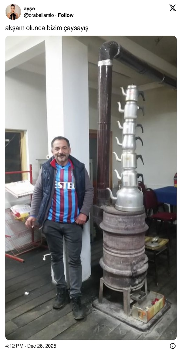 Yeterli çay miktarı.