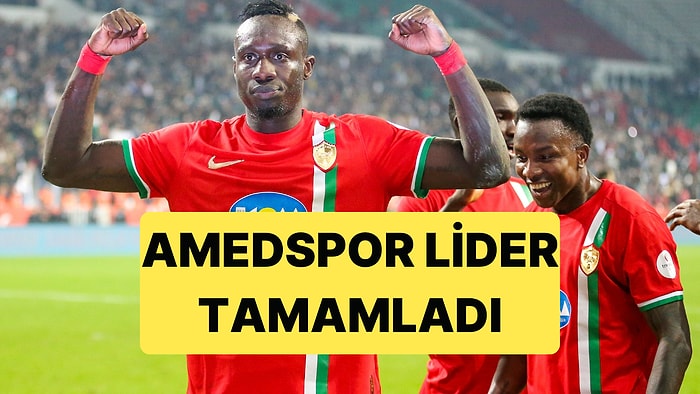 Süper Lig Yarışında Amedspor Devreyi Lider Tamamlayarak Büyük Bir Avantaj Yakaladı