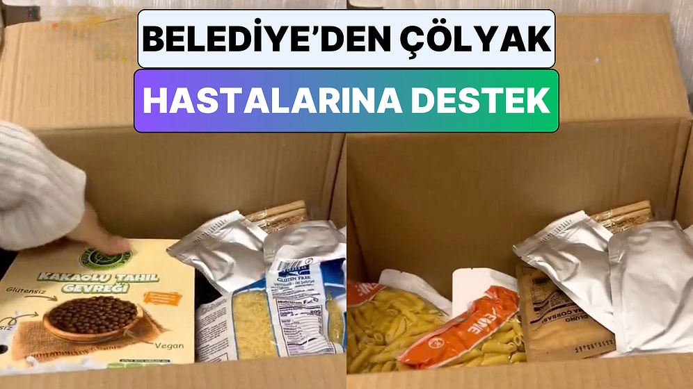 Bir Kadın Küçükçekmece Belediyesi'nin Çölyak Hastaları İçin Verdiği Glutensiz Yardım Paketini Paylaştı